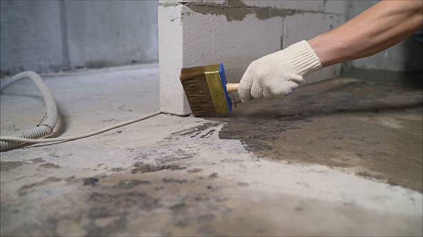Crawl space vapor barrier installation in Brooklyn, IN